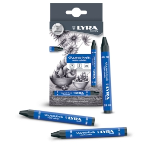 Lyra Pastello in Grafite Acquerellabile Esagonale