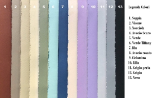 Fogli Amalfi Cotone Colorati Lisci 50x70